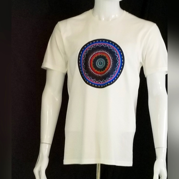 🆕 GILDAN T-SHIRT - SOFT STYLE G640 - Mandala Design - Picture 3 of 6